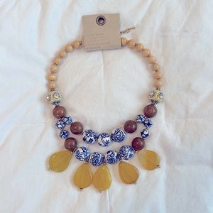 Anthropologie beaded collar style necklace- new with tag